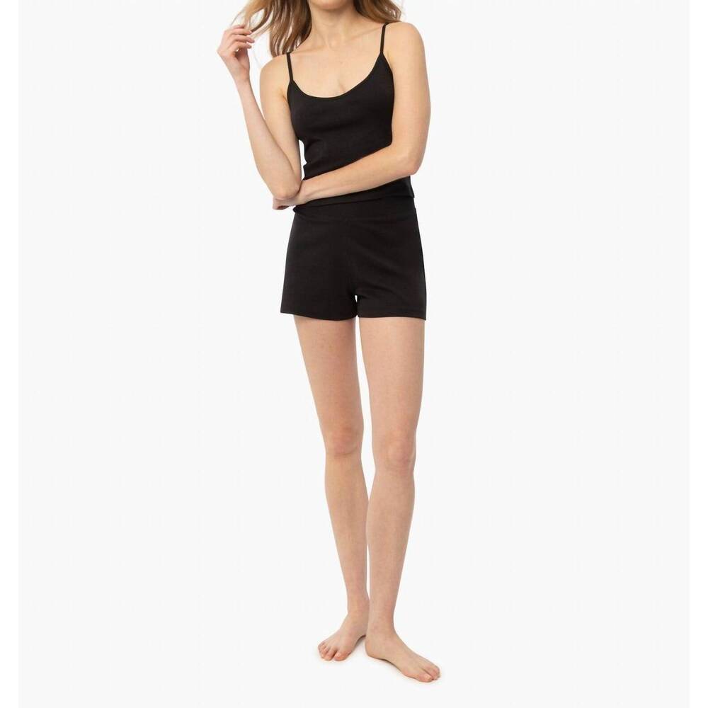 NEW UNDER THE CANOPY organic lounge short in black